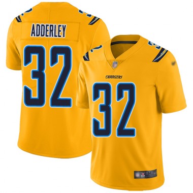 Los Angeles Chargers NFL Football Nasir Adderley Gold Jersey Youth Limited #32 Inverted Legend